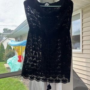 Mud pie strapless swim coverup